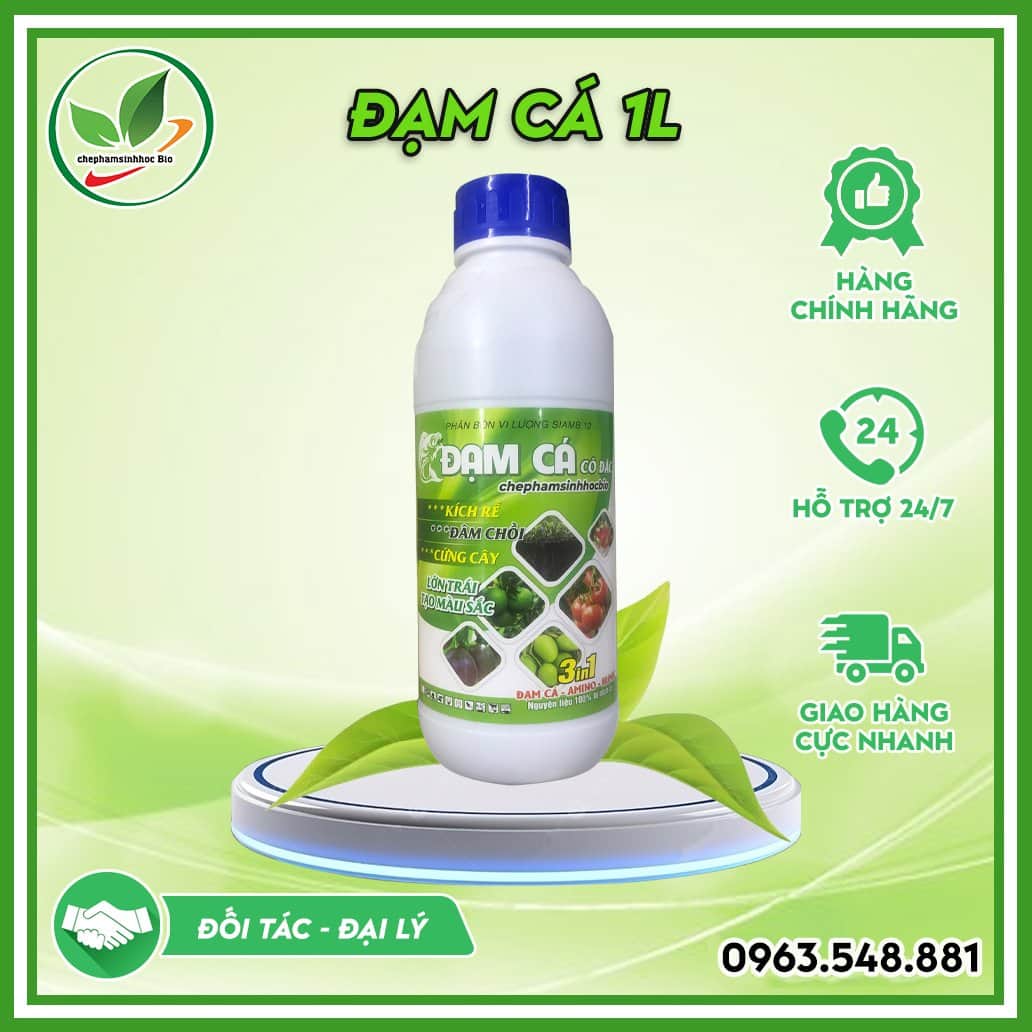 Đạm cá chai 1L