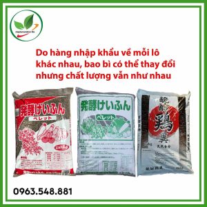 Phân Gà Hữu Cơ Nhật Bản 15kg