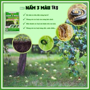 chế phẩm sinh học nấm 3 màu 1kg